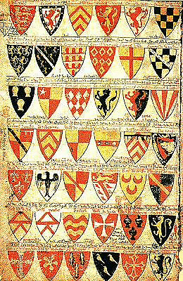 تاریخچه طراحی لوگو در نشان های خانوادگی در قرون وسطی